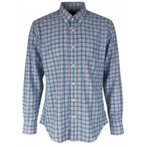 UNTUCKit Mens X-Large Button Down Shirt Scansano Plaid Long Sleeve